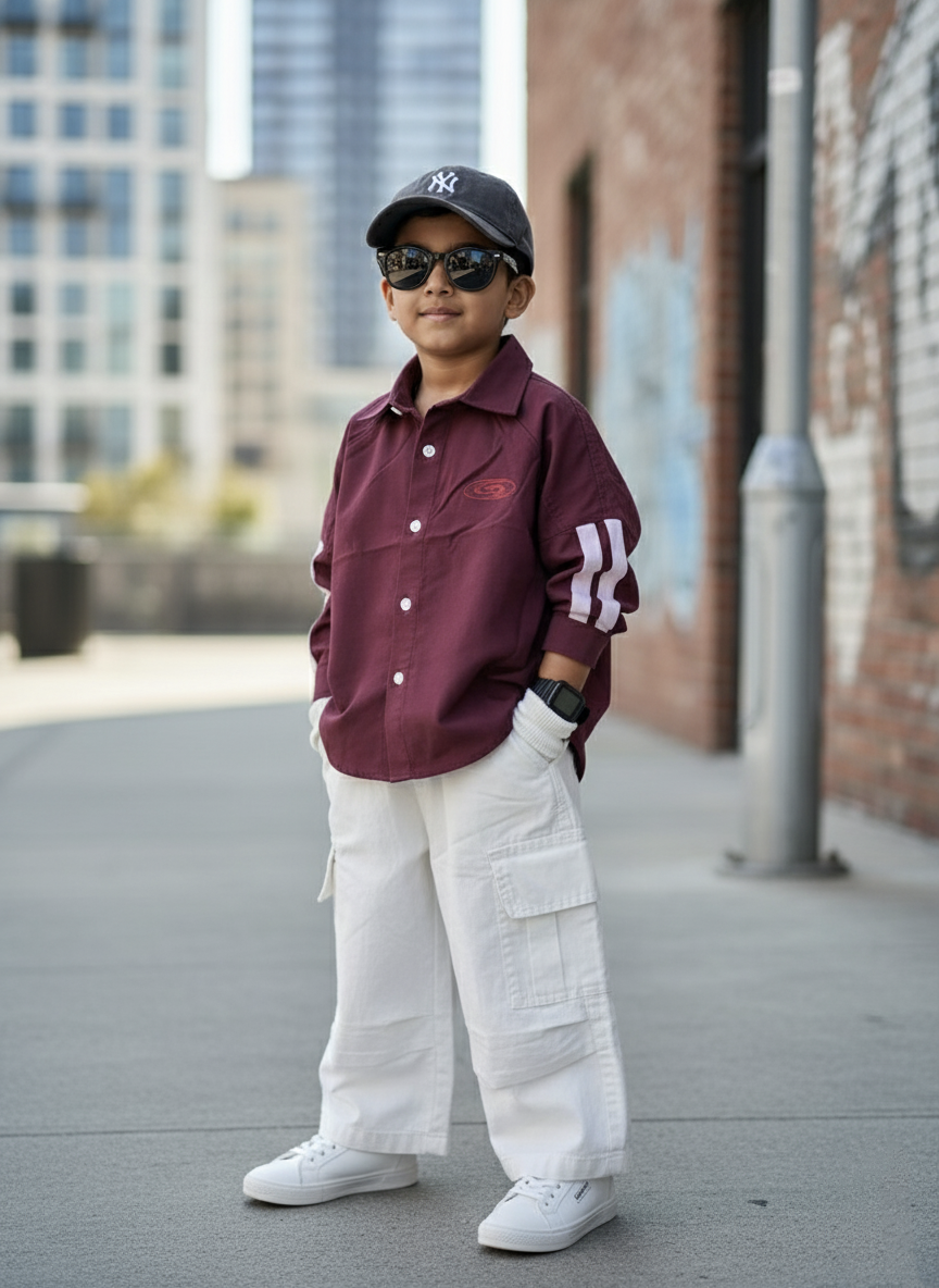 Full Sleeve Oversized Shirt