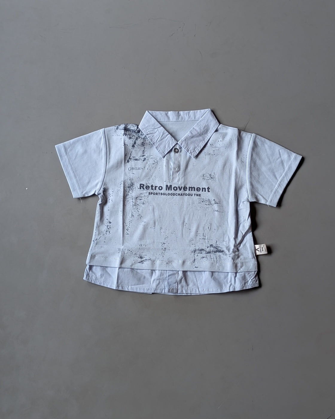 HSP01 Unisex Half Sleeve Oversized Polo T Shirt