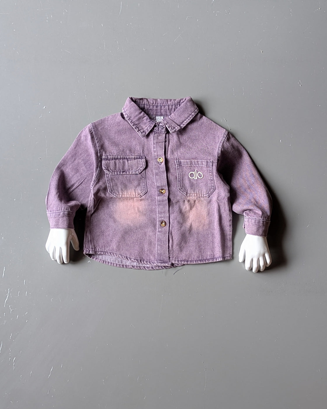 Unisex Full Sleeve Oversized Denim Shirt