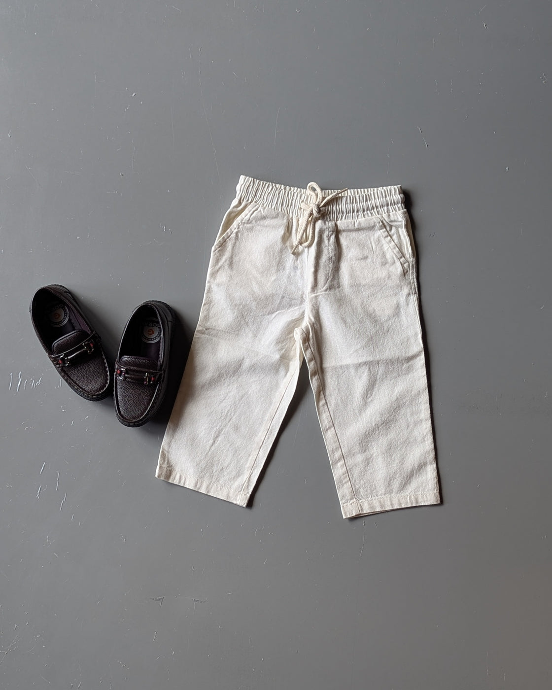 Linen Pant ( Cream colour)