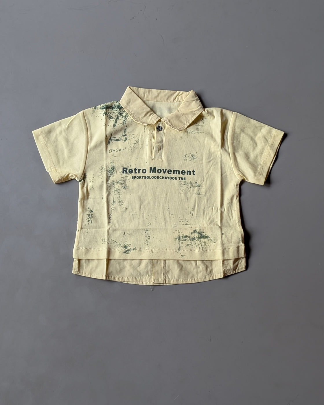 HSP01 Unisex Half Sleeve Oversized Polo T Shirt