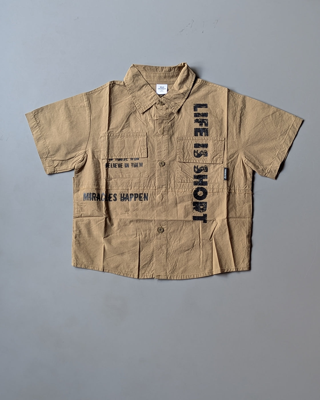 Unisex Half Sleeve Oversized Shirt