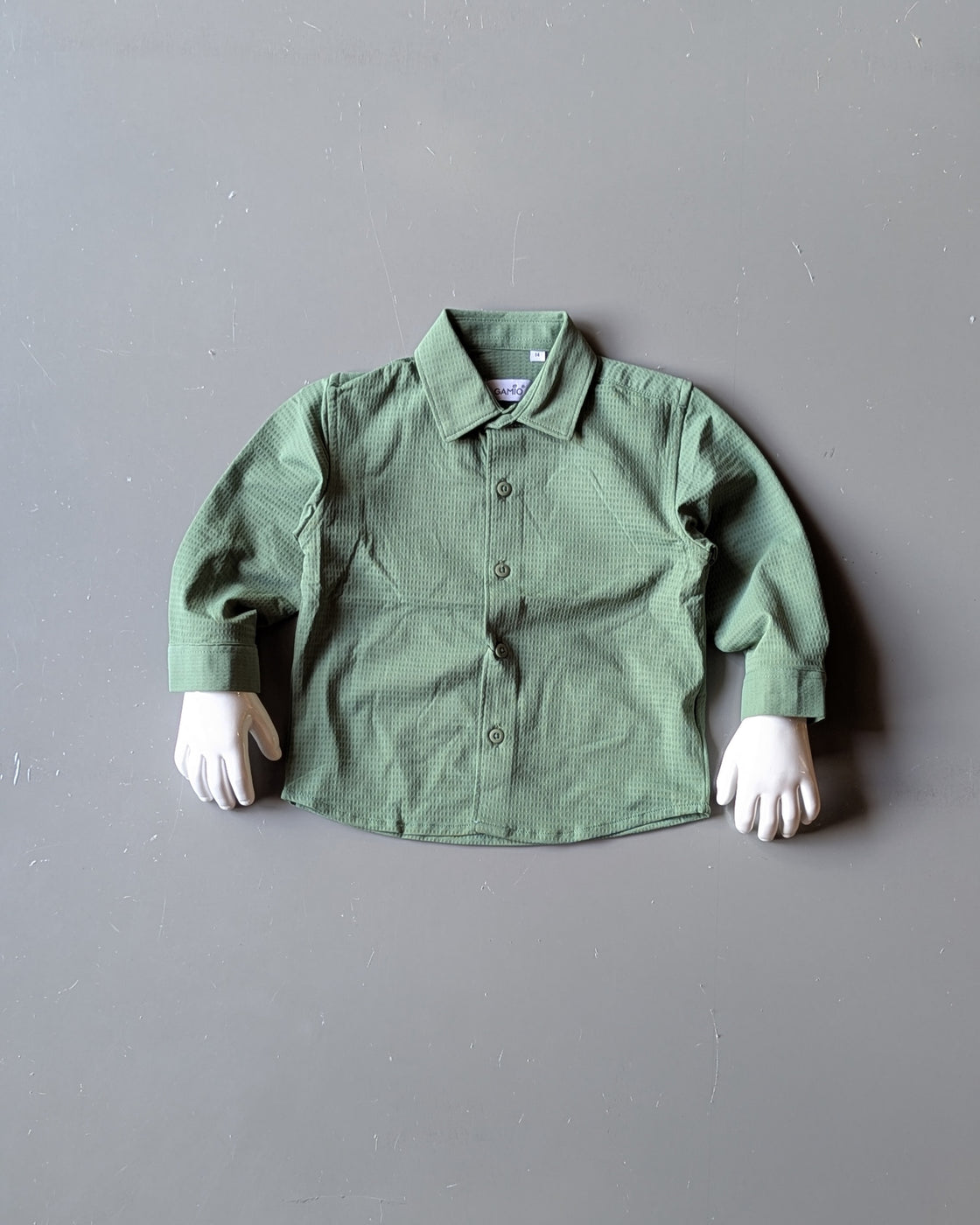 Full Sleeve  Shirt ( Sage Green )