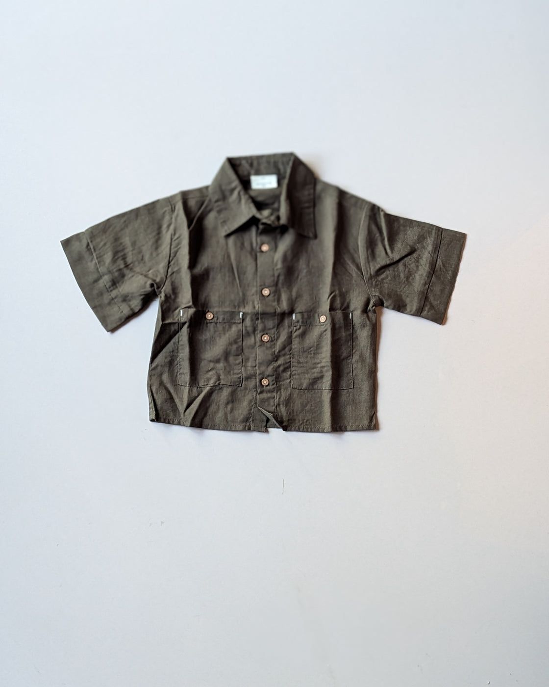 SHBYA01-05 Boys Half Sleeve Oversized Shirt
