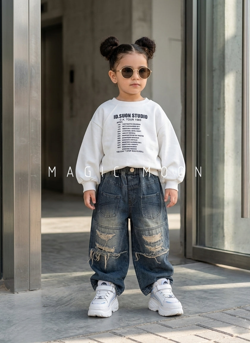 TSS01 Unisex Full Sleeve Oversized T Shirt