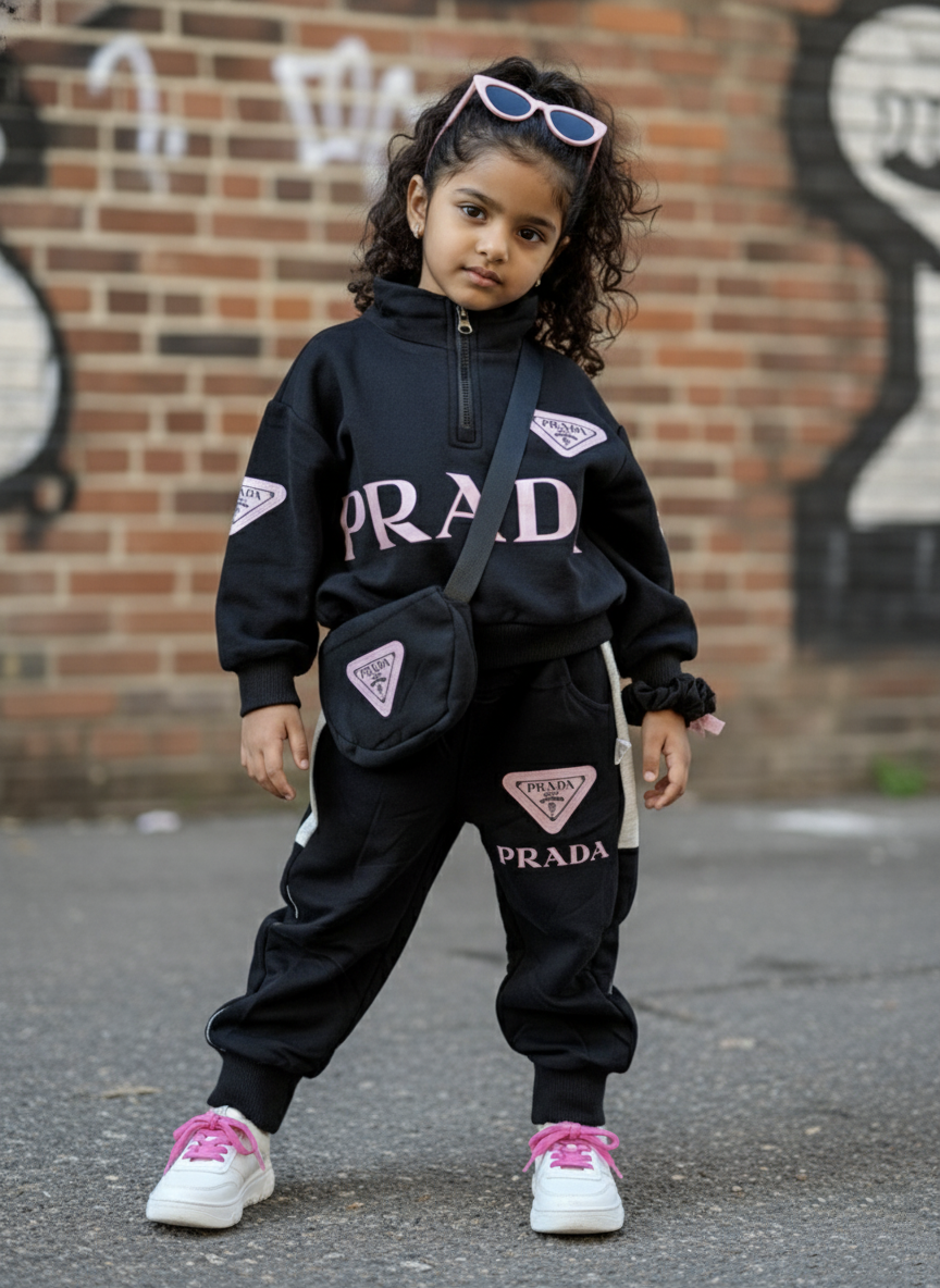 Unisex Full Sleeve Oversized High Neck Jacket and Pant Set