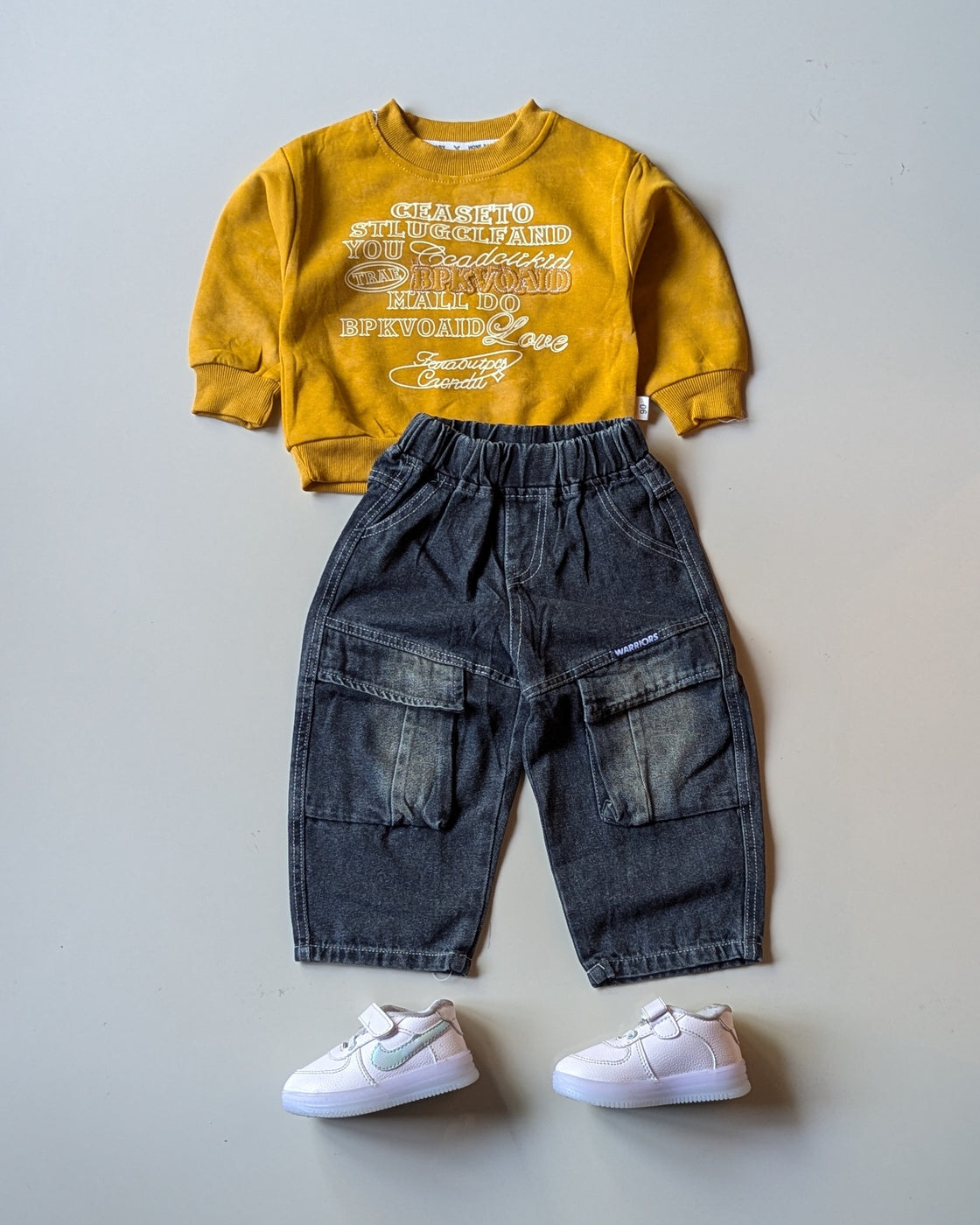 STIM116-02 Unisex Full Sleeve Oversized T Shirt and Pant Set