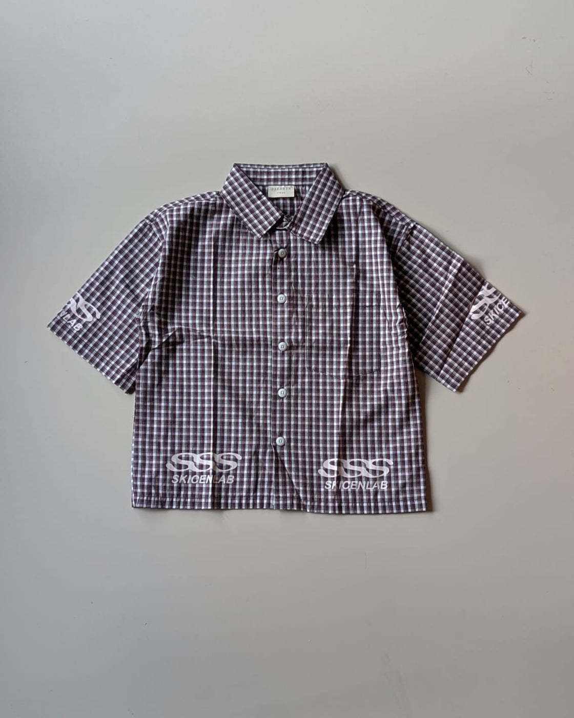 SHGME04-01 Boys Half Sleeve Oversized Boxy Fit Shirt