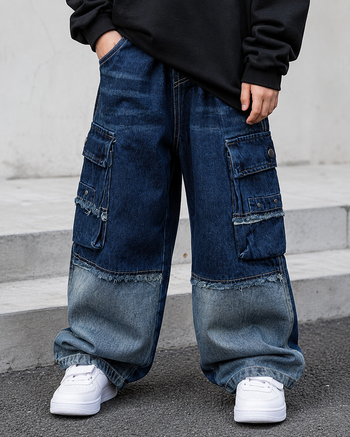 JN1006 Unisex Super Baggy Jeans