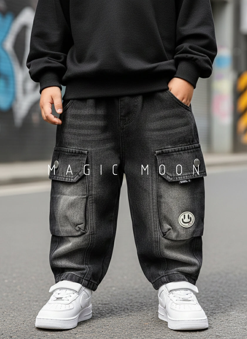 Unisex Cargo Baggy Jeans