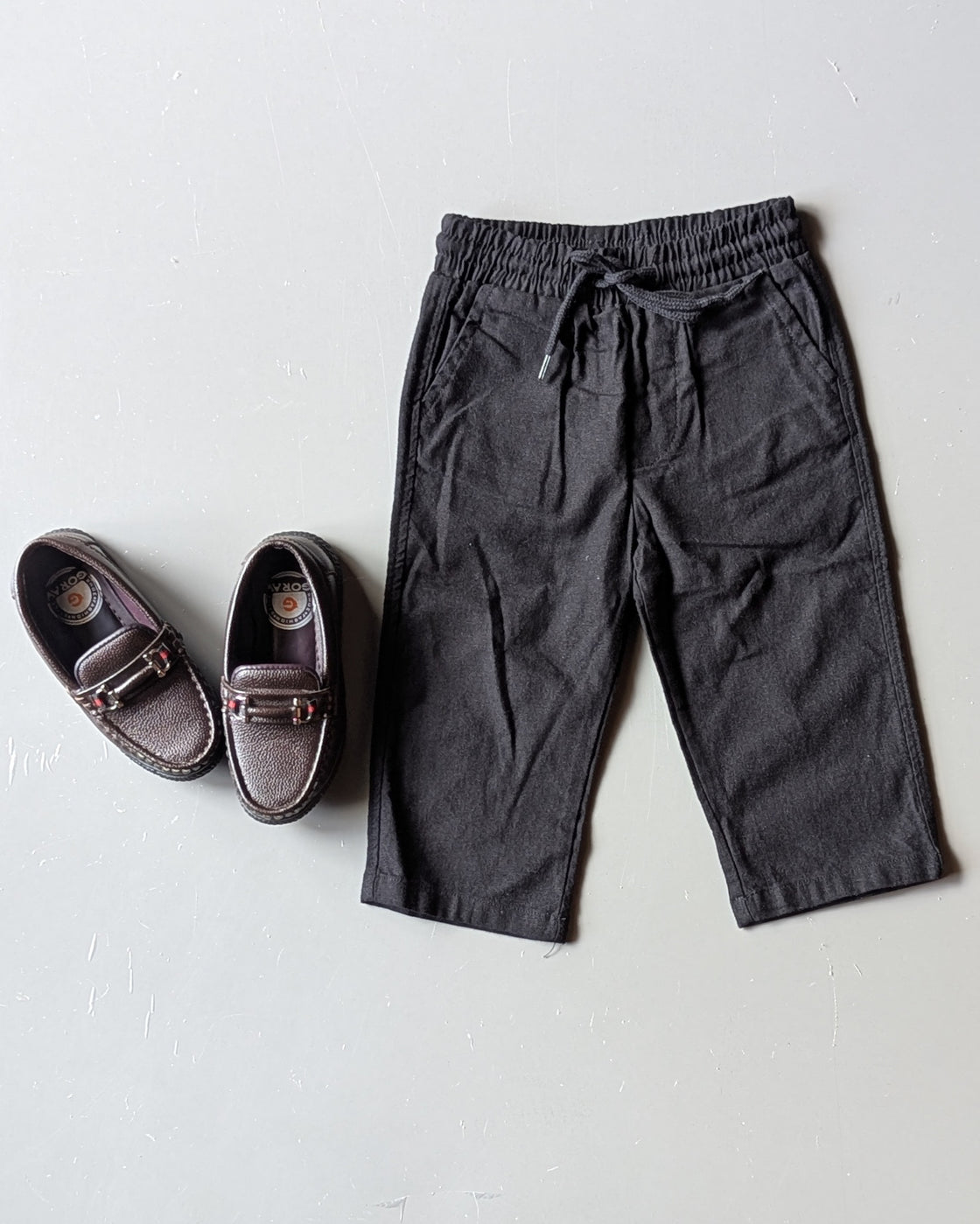 Linen Pants ( Black)
