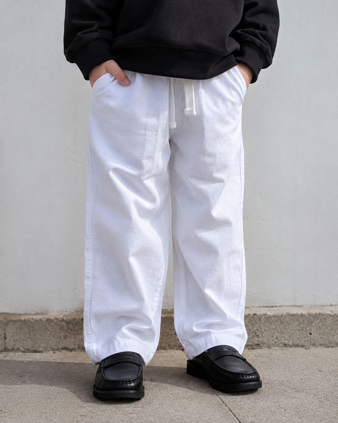 LNP02 Unisex Linen Pant ( White )