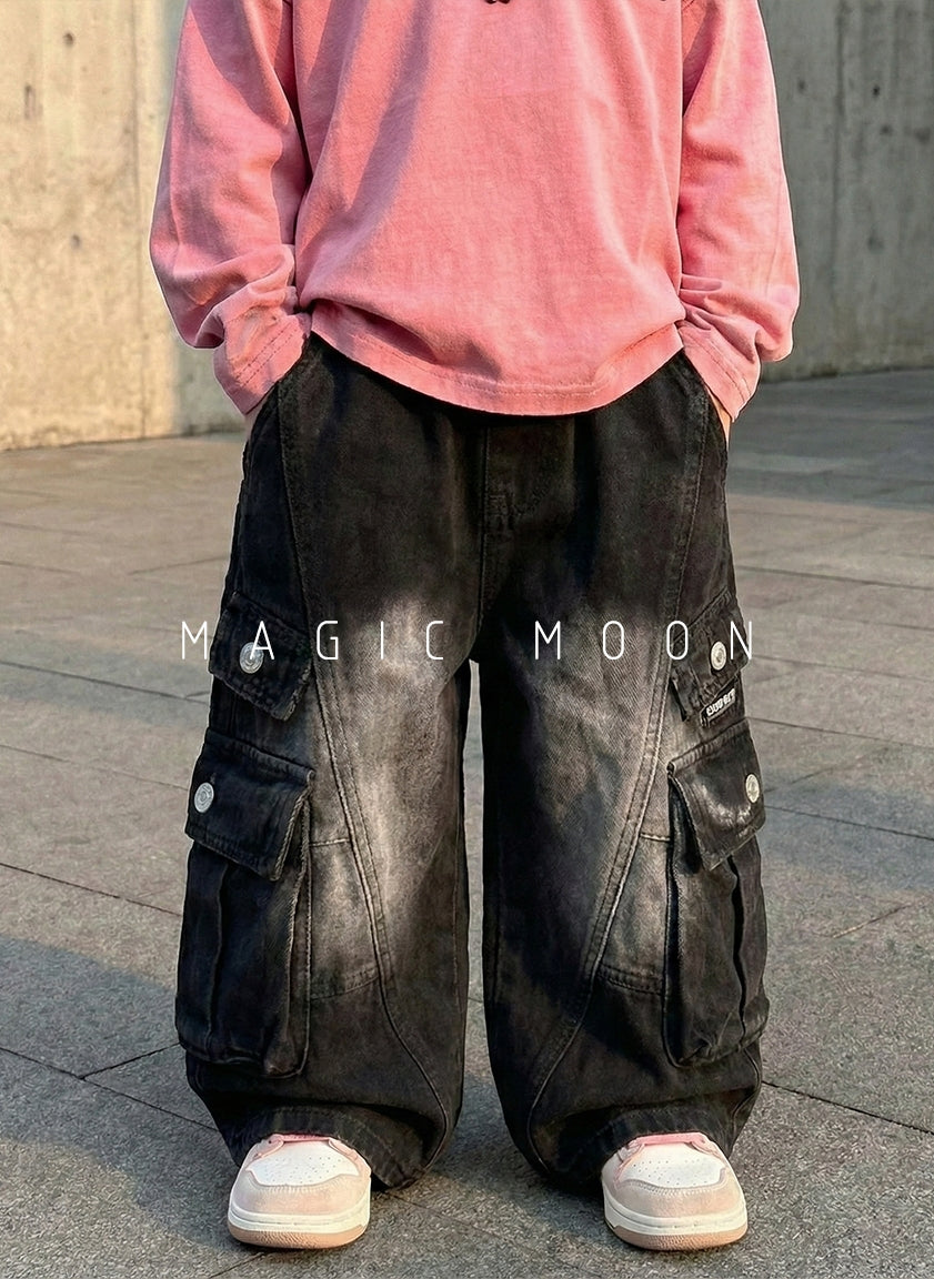 Unisex Wide Leg Jeans