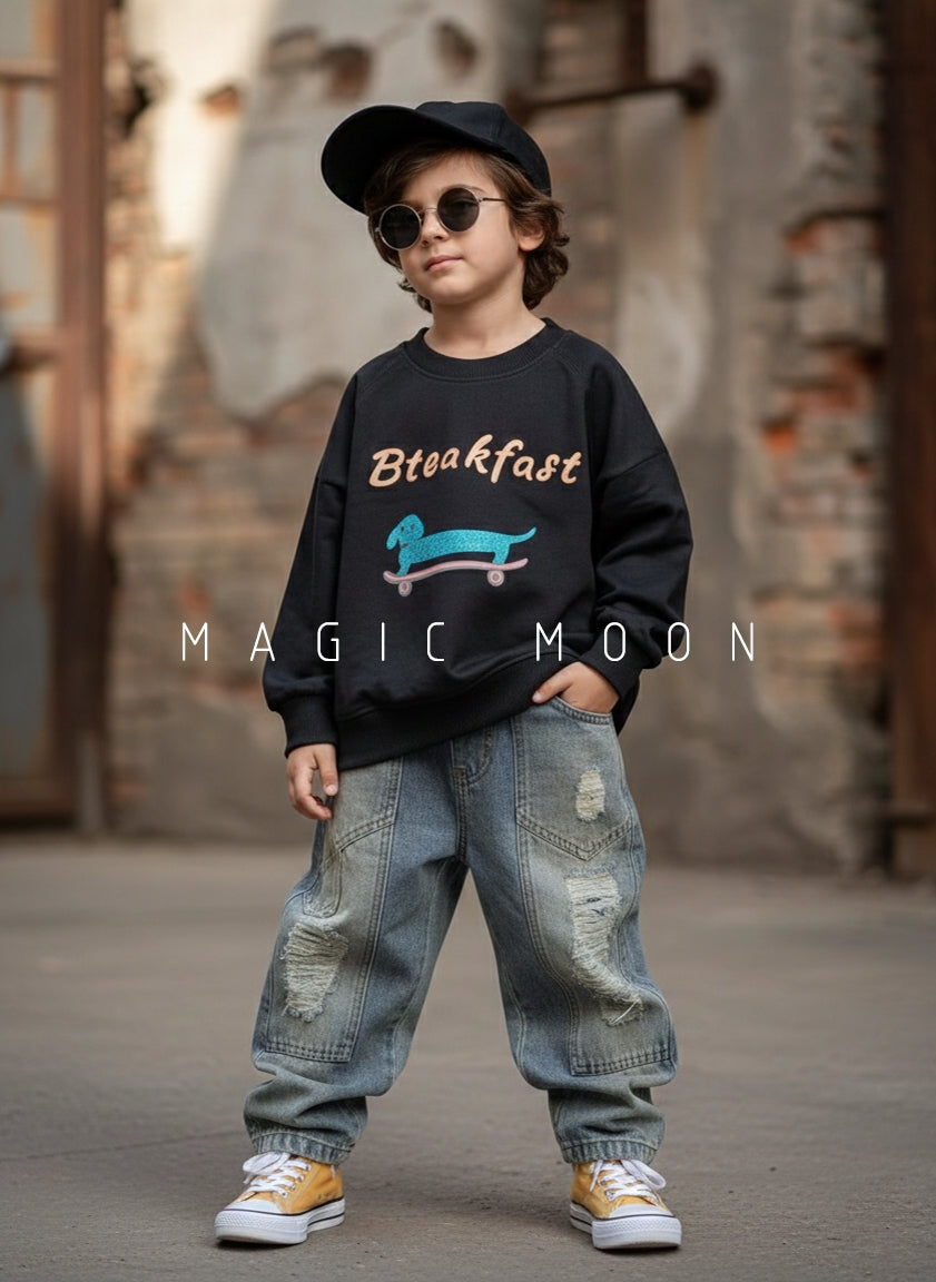 Unisex Full Sleeve Oversized T Shirt