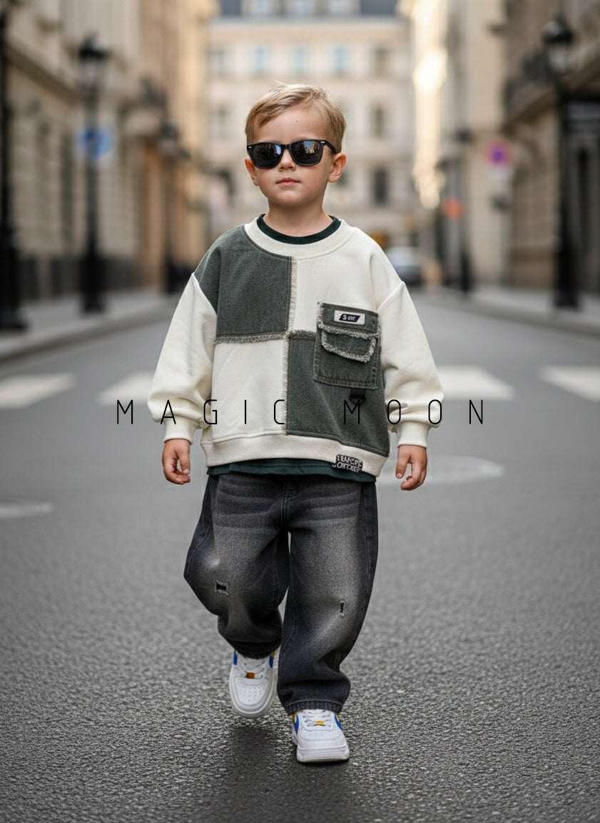 Unisex Full Sleeve Oversized T Shirt