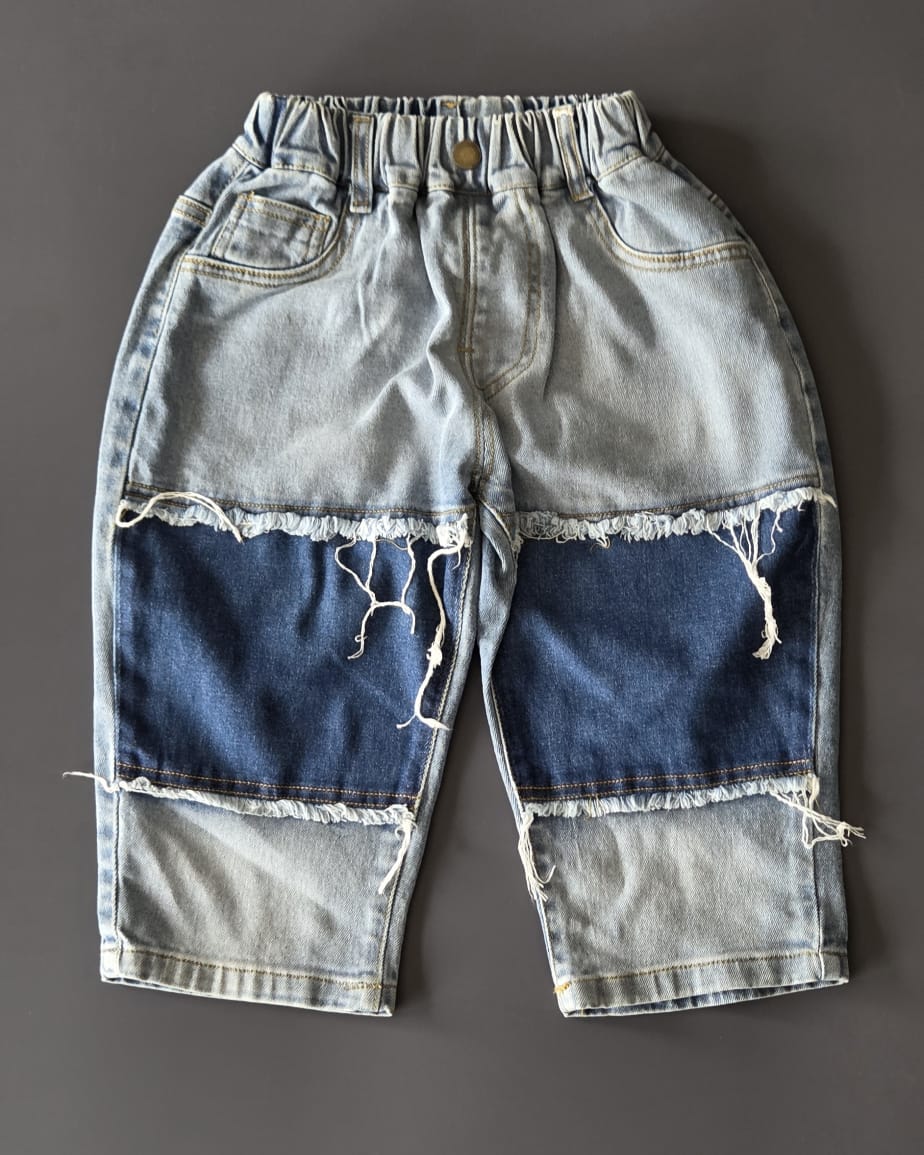 JNS107 Unisex Distressed Baggy Jeans