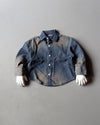 Boys Full Sleeve Oversized Denim Shirt
