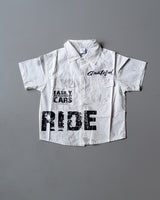 Unisex Half Sleeve Oversized Shirt
