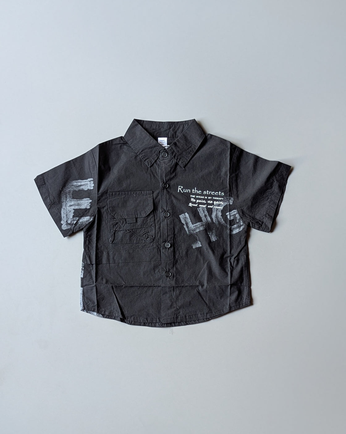 Unisex Half Sleeve Oversized Shirt