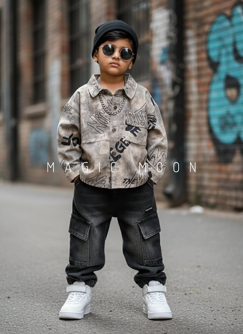 Unisex Full Sleeve Oversized Shirt